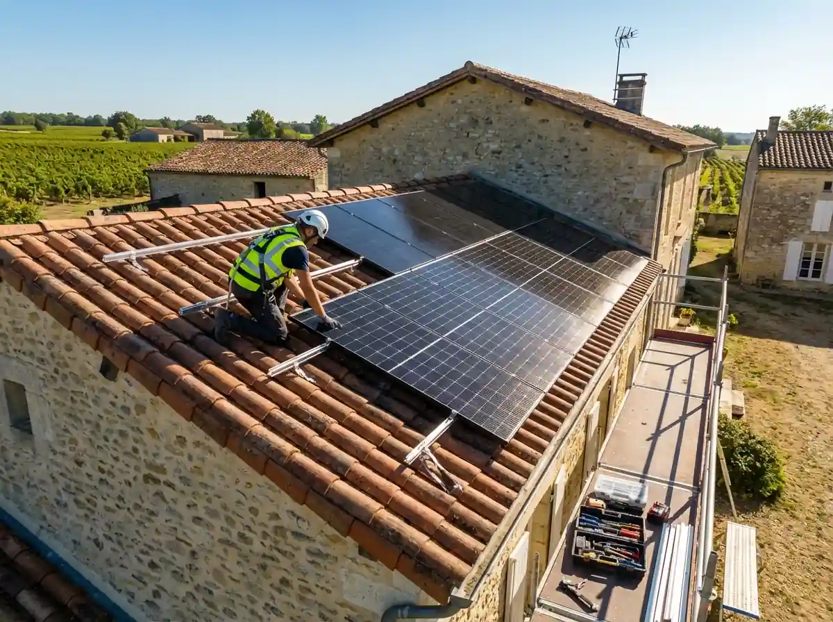 Installation de Panneaux Solaires Bazas