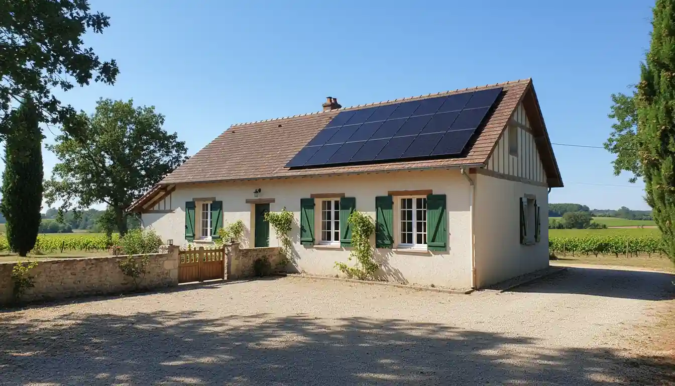 Installation de Panneaux Solaires à Bazas, Couloumey