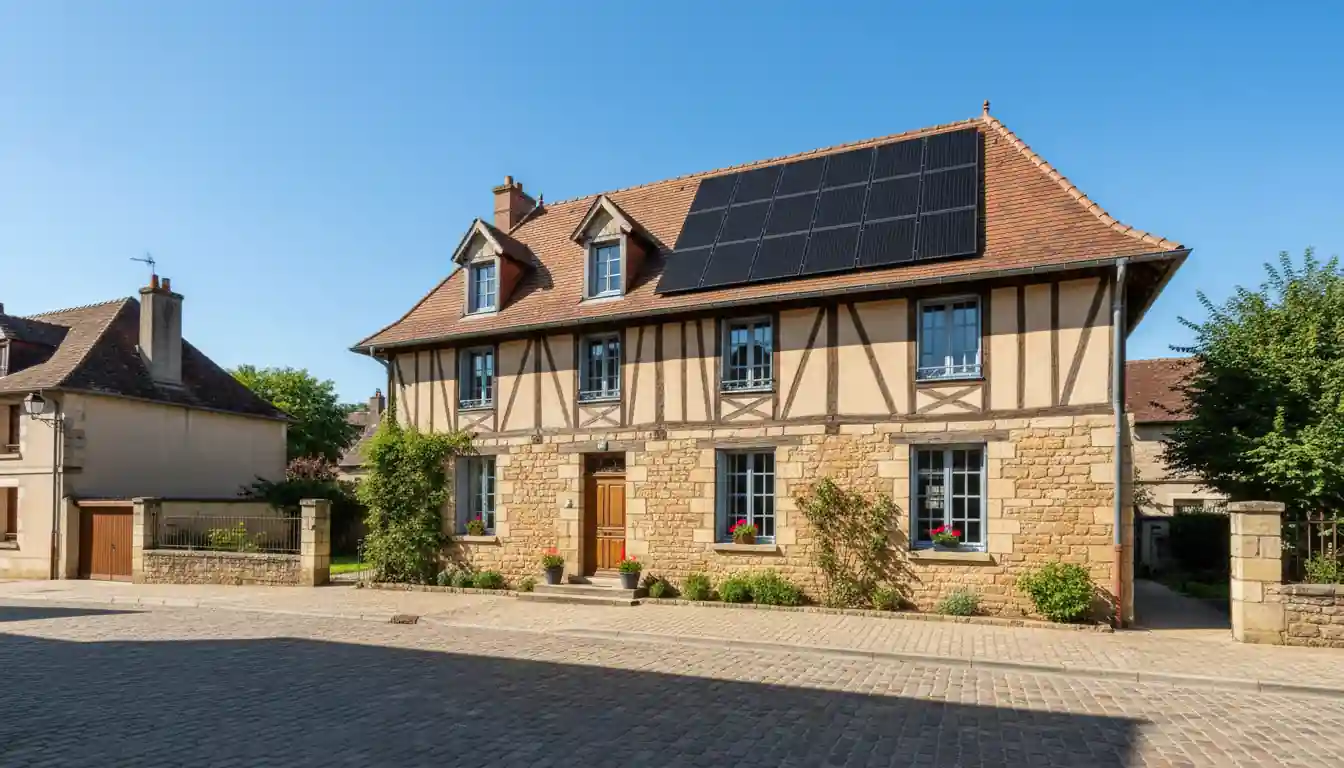 Installation de Panneaux Solaires à Bazas, Quartier de la Cathédrale