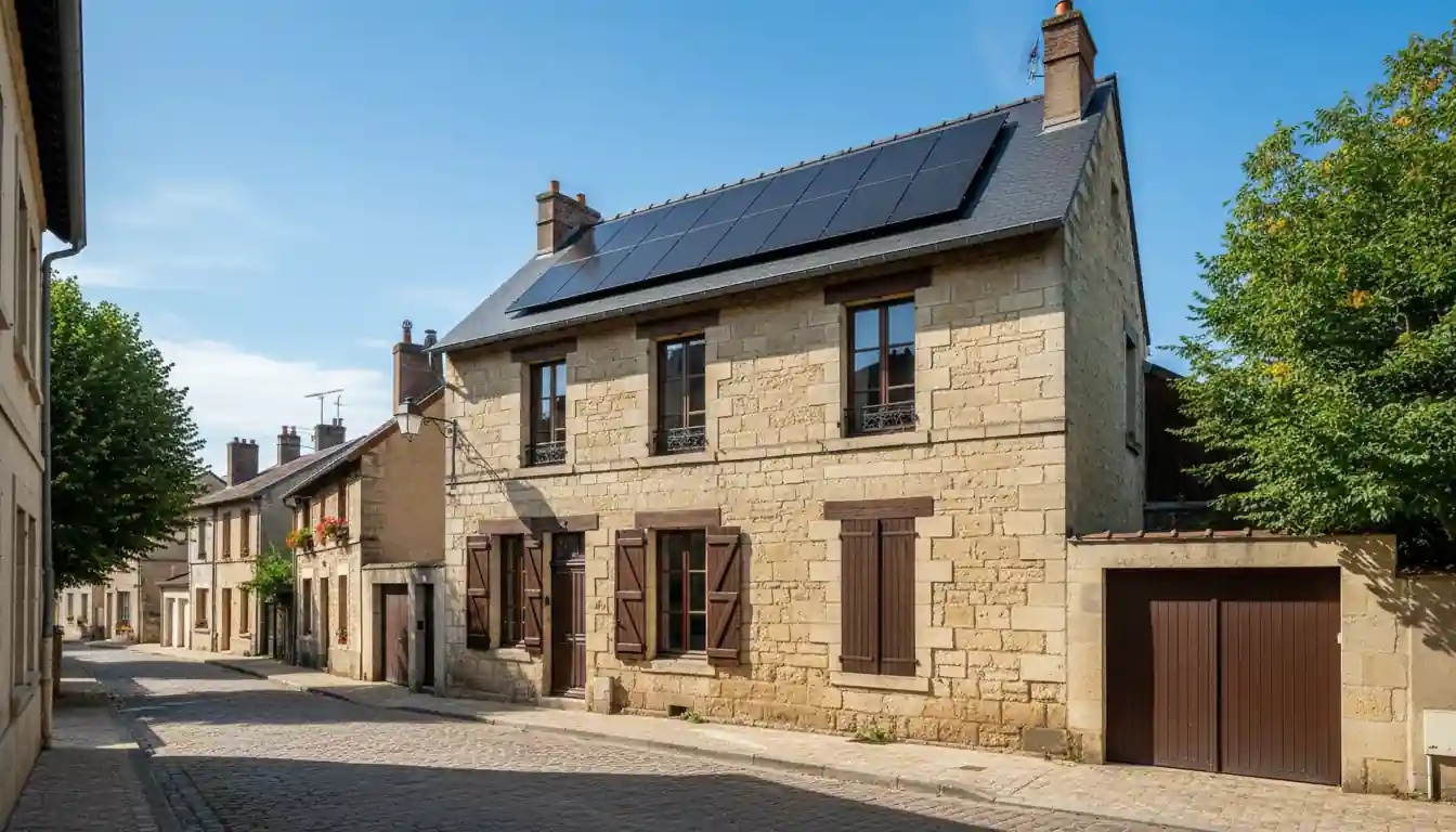 Installation de Panneaux Solaires à Bazas, Quartier de la Gare